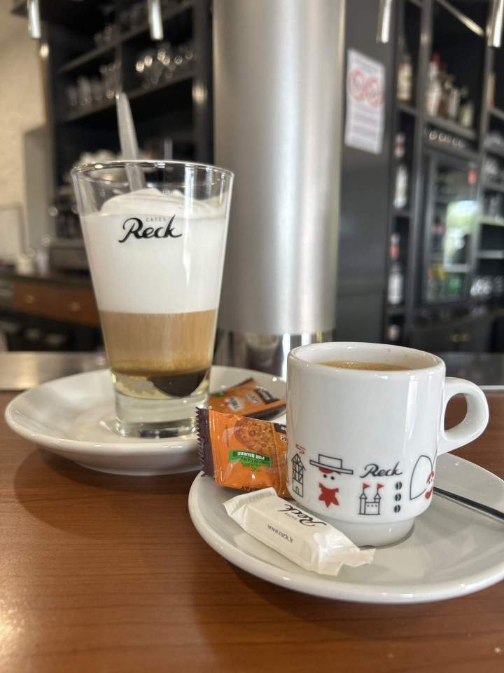 Latte macchiato et expresso Sarrebourg