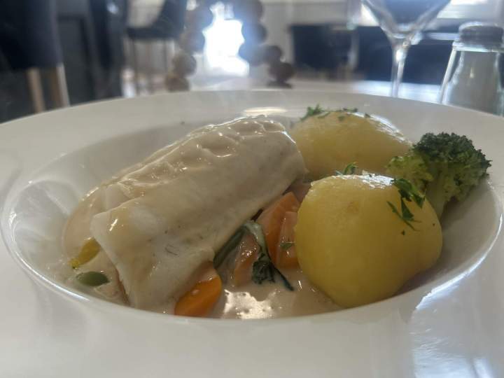 Dos de cabillaud et sauce crémeuse Sarrebourg